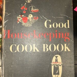 VTG Good Housekeeping Cook Book - Black and Red